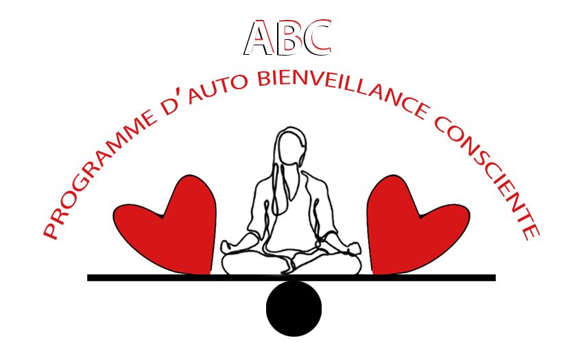 LOGO ABC auto bienveillance consciente rouge