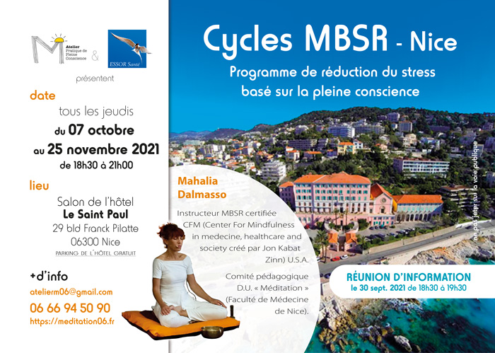 a5 cycles MBSR nice rentrée 2021